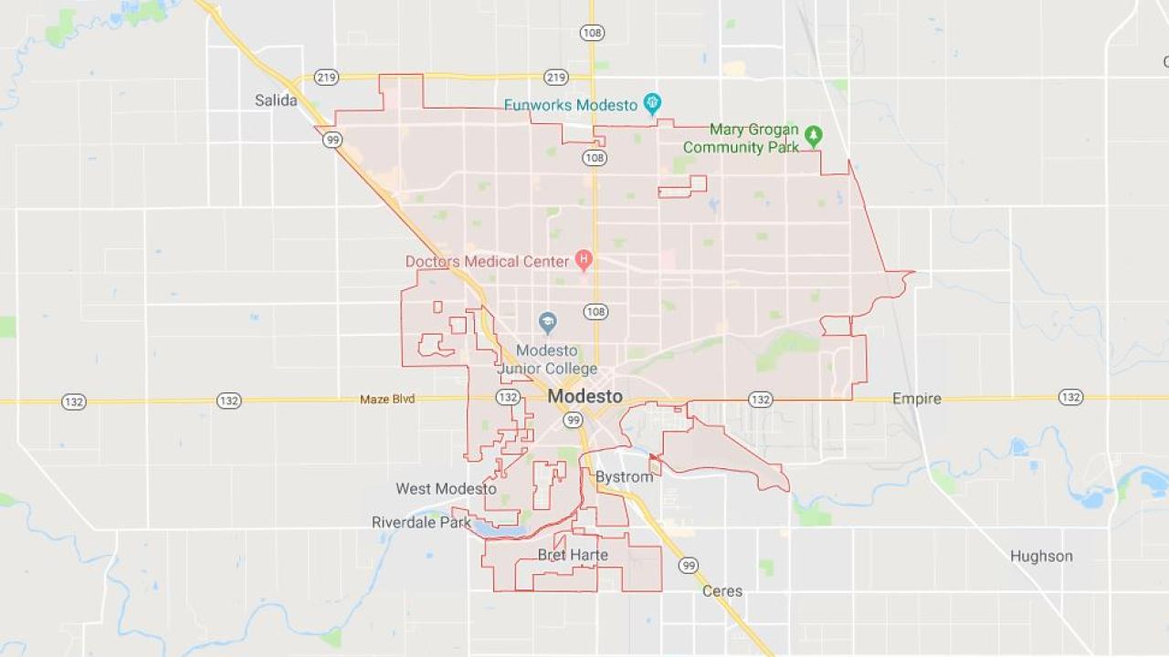 Modesto Map